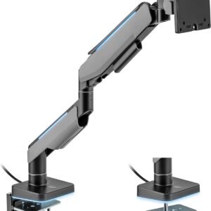 OCTOO, ClipSmart Gamer - Suporte Premium para monitores de grande porte ou curvos de até 49", Preto