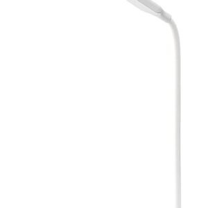 OPWAOTO Luminária de Mesa, Luminária Led Recarregável, Luminária Escritório, Abajur de Mesa Moderno,Touch Sensível (Branco-GT9)