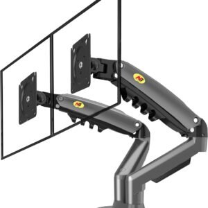 PIX Suporte 2 Monitores 17 a 27 Articulado com Pistão a Gás F160 NB