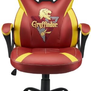 SUBSONIC Harry Potter - Cadeira gamer júnior Grifinória - Cadeira de escritório para jogos para crianças e adolescentes - Licença oficial
