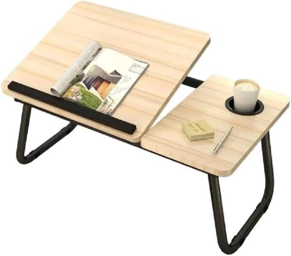 SUPORTE PARA NOTEBOOK MESA EM MADEIRA PORTATIL CAMA AJUSTAVEL MULTIFUNCIONAL SOFA APOIO HOME OFFICE DOBRAVEL MARFIM