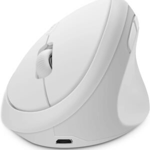 Sokelinn-six Mouse vertical ergonômico, mouse para jogos sem fio recarregável de 2,4 G, pulso óptico de 1600DPI saudável, mouse gamer 4D saudável, mouse de mão pequeno de 6 botões para PC, desktop,
