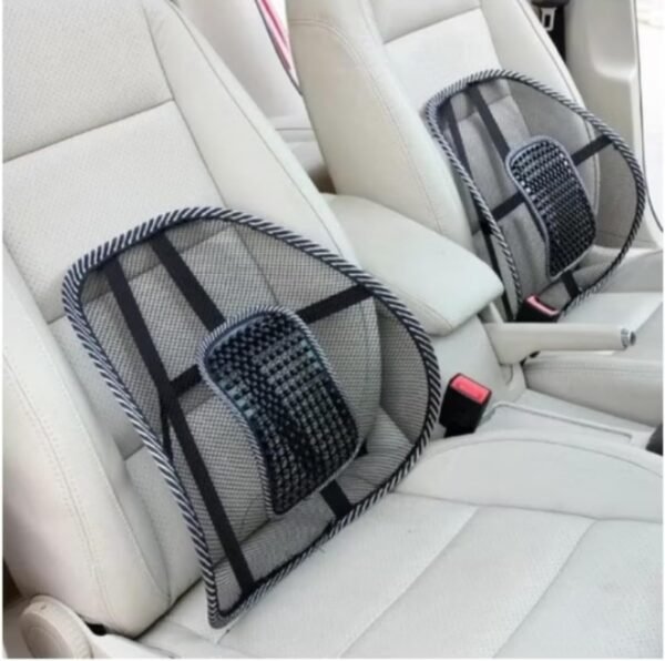 Suporte Lombar para Banco de Carro, Encosto Ortopédico Ajustável com Malha Respirável, Corretor Postural - Imagem 2
