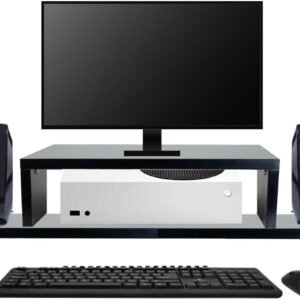 Suporte Monitor 15x90x20cm + Suporte Monitor 10x60x20cm MDF