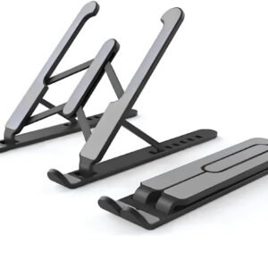Suporte Notebook Ajustável e Base para Tablet e Netbook - Ergonômico, Dobrável, Regulável, Leve e Apoio Universal