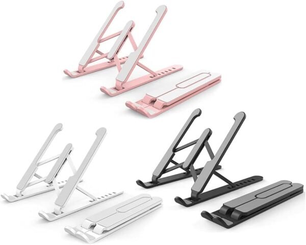 Suporte P/Notebook - Regulável, Ergonômico e Portátil (BRANCO)