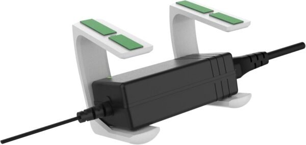 Suporte Para Fonte De Notebook Monitor Por Baixo Da Mesa (Branco)