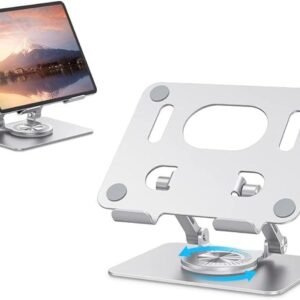 Suporte para Tablet, iPad e Celular de Mesa até 13"– Ajustável, Para Leitura, Estudo, Desenhar e Escritório, Compatível com Kindle, Portátil em Metal | Premium InoVibes