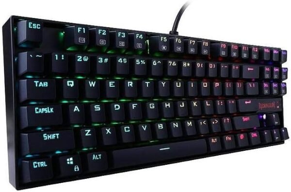 Teclado Mecânico Gamer RGB Kumara com Switch Outemu Padrão ABNT-2, Redragon