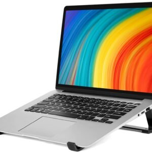 Thibault Suporte de laptop para mesa – Suporte ergonômico de alumínio para laptop, suporte de resfriamento para laptop, compatível com MacBook Air Pro/Dell/HP/Lenovo/Alienware e laptops de 13 a 17