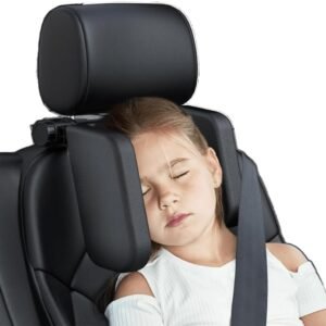 Travesseiro de Encosto de Cabeça para Carro – Suporte Cervical Ergonômico Ajustável – Alívio de Tensão e Conforto em Viagens​