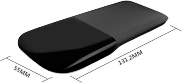 UGPLM Dobrável sem fio mouse mudo uso de escritório em casa mouse de viagem ergonômico dobrável portátil ratos para computador portátil notebook pc, 5G - Imagem 2