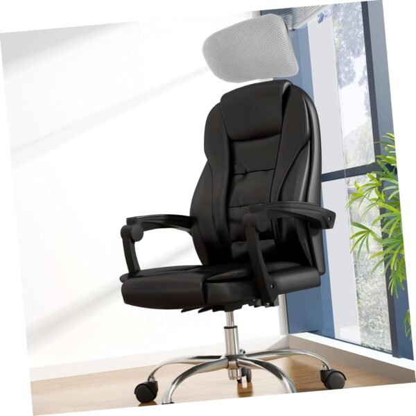 ULTECHNOVO Almofada Ajustável Encosto de Cabeça de Cadeira de Escritório Suporte Ergonômico Removível Da No Pescoço Home Office e Escritórios - Imagem 2