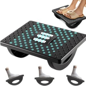 Zenkon Apoio para Pés Ergonomico, Apoio de Pé Ergonomico, Descanso para Pés Giratório, 34 * 25 * 13cm