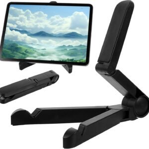 oruola Suporte para monitor de viagem, suporte para tablet, portátil, ajustável, dobrável, acessórios para tablet para escritório, compatível com Kindle, Switch, Surface Pro