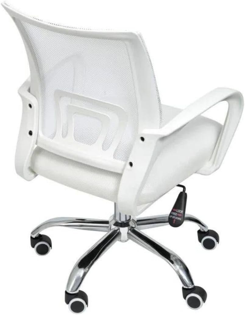 Cadeira de Escritório Begonia Tela Mesh Ergonômica Branco - Imagem 3