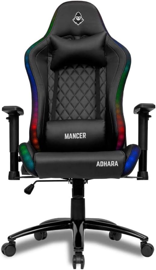 Cadeira Gamer Mancer Adhara | Espuma Moldada | RGB | Preto | MCR-ADH-RGB01 - Imagem 3