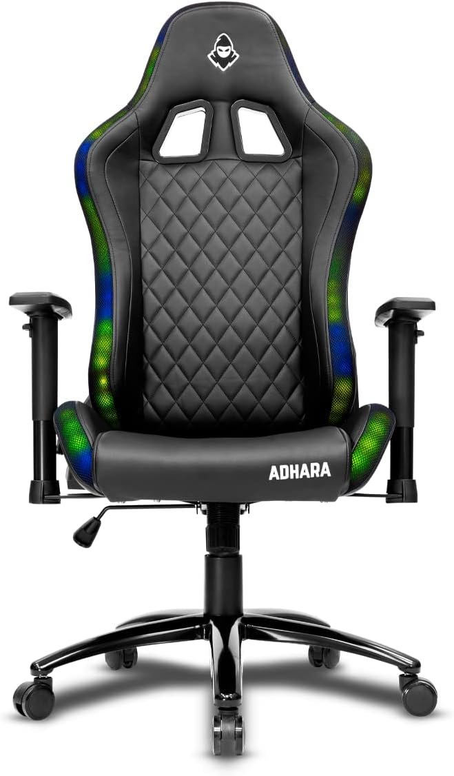 Cadeira Gamer Mancer Adhara | Espuma Moldada | RGB | Preto | MCR-ADH-RGB01 - Imagem 8