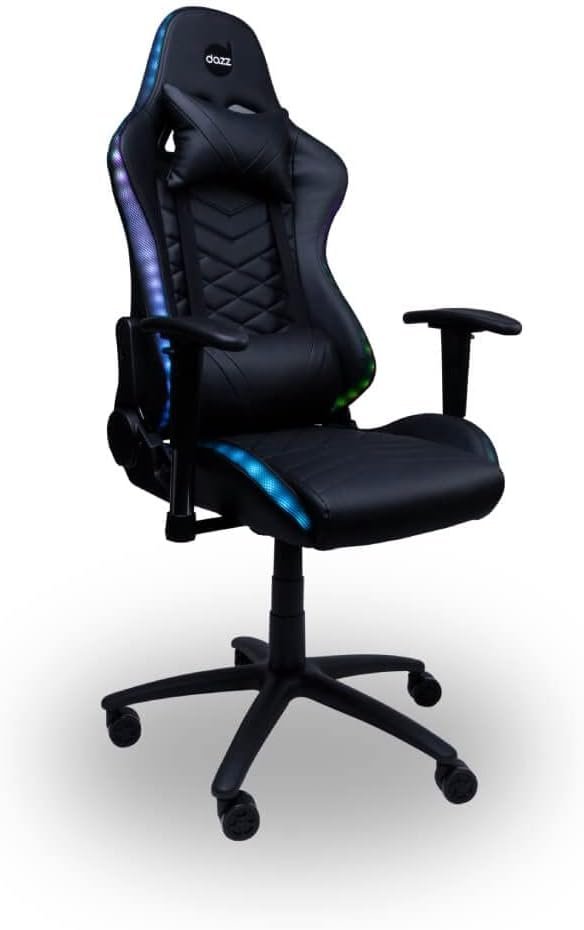 Cadeira Gamer Dazz Galaxy Thunder RGB Com Apoio de Braço - Preto - Imagem 3