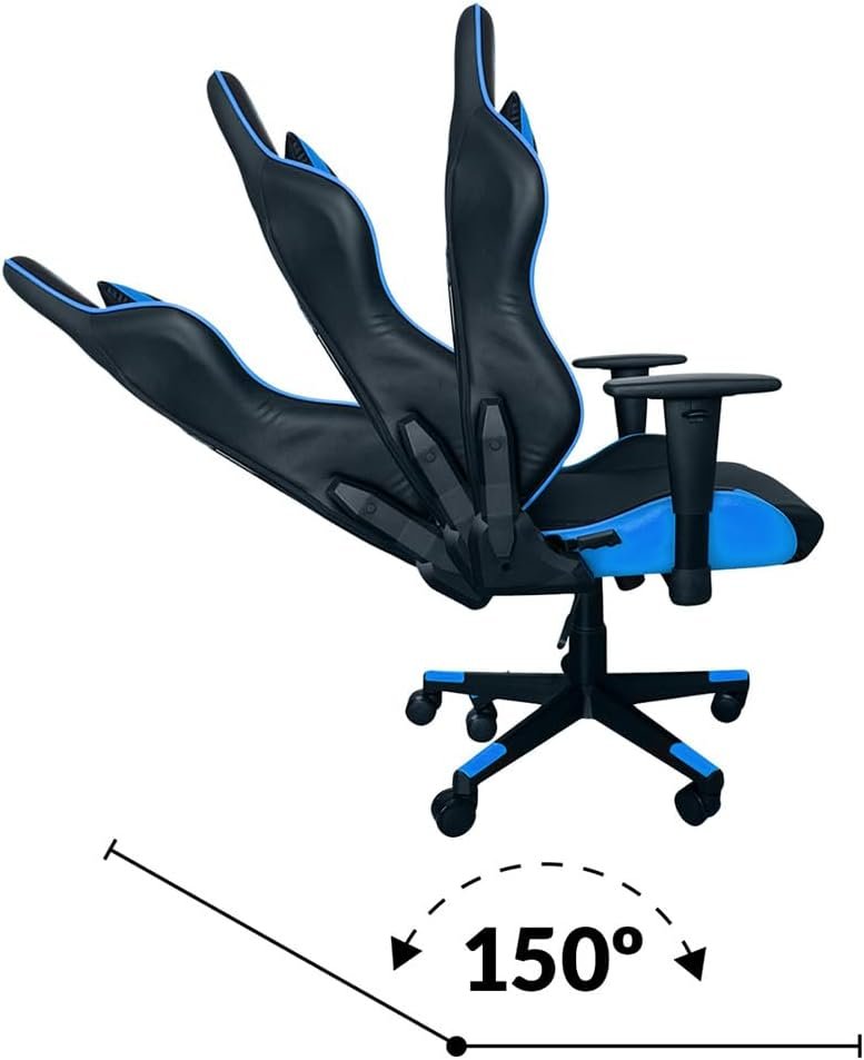 XT Racer, Cadeira Gamer XT Racer Viking Series Cor:Preto e Azul - Imagem 3