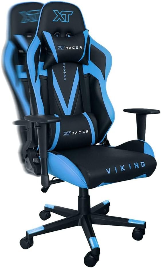 XT Racer, Cadeira Gamer XT Racer Viking Series Cor:Preto e Azul - Imagem 8