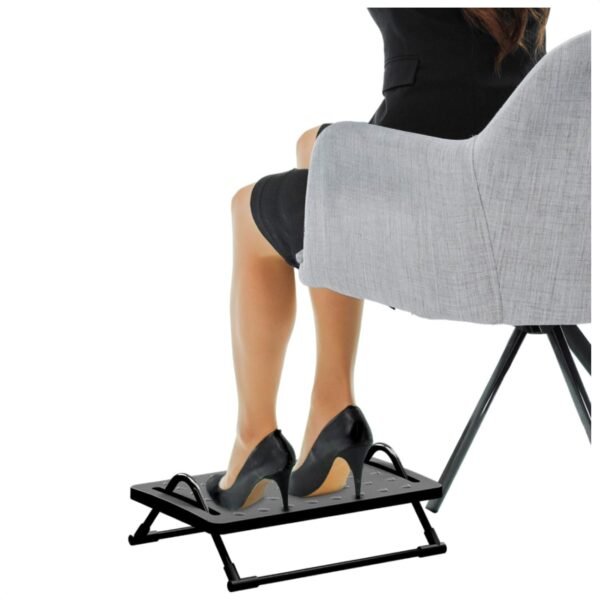 Apoio Para Os Pés Ergonômico Escritório Base Suporte Pé Correção De Postura NR17 - Imagem 8
