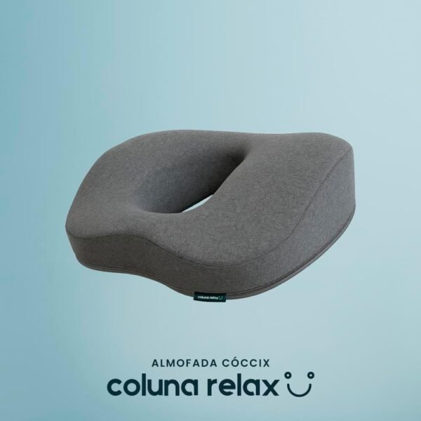 Almofada para o Cóccix Coluna Relax® - Promove o Alívio Imediato da Pressão do Cóccix. Corrige a Postura sem Esforço. Conforto por Horas. - Imagem 9
