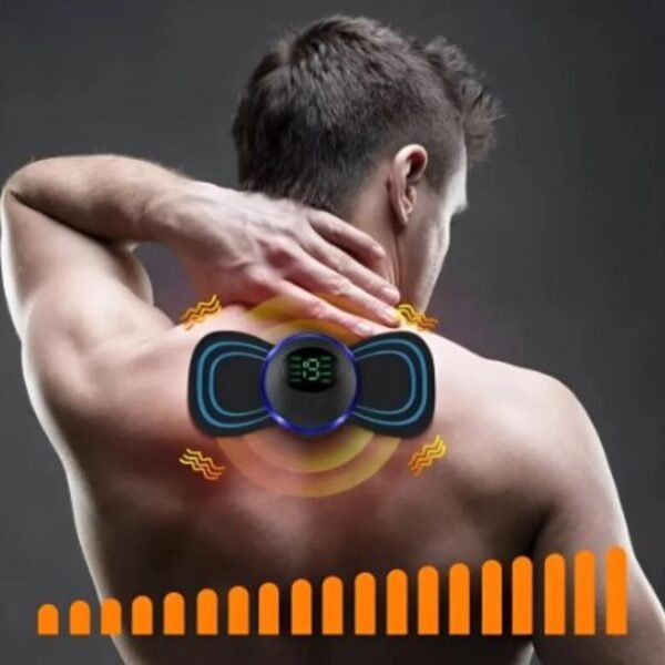 YOWA Mini Massageador Portátil Elétrico Cervical EMS Alivia Dores Corpo Pescoço, Lombar - Imagem 3