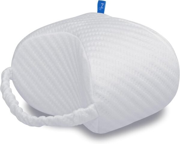 Z Pass Sleep Travesseiro de Joelho Nasa Apoio de Pernas para Coluna Alinhada com alça confortável para fixar na perna D50 - Branco - Imagem 3