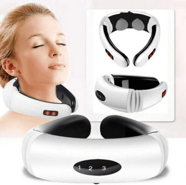Aparelho Terapia Massageador Colar Cervical Relaxar Pescoço - Imagem 7