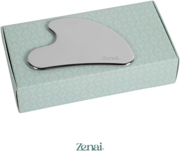 Zenai - Gua Sha Inox Massageador Facial para Massagem Lifting Drenagem Rosto - Imagem 3