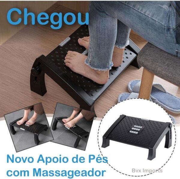 Apoio Ergonômico Para Pés Com Massageador - Imagem 3
