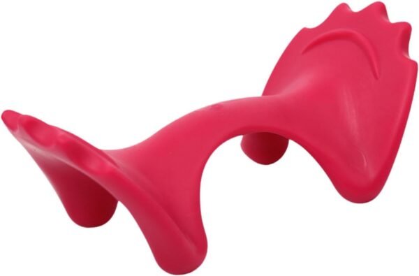 Ysyqkn Almofada de Massagem Cervical, Recipiente de Pescoço, Almofada de Massagem Cervical Leve E Confortável Antiderrapante, Vermelho, Tamanho real - Imagem 6