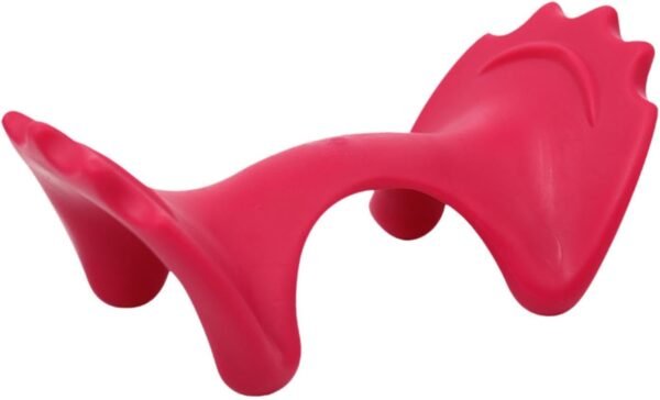 Ysyqkn Almofada de Massagem Cervical, Recipiente de Pescoço, Almofada de Massagem Cervical Leve E Confortável Antiderrapante, Vermelho, Tamanho real - Imagem 7
