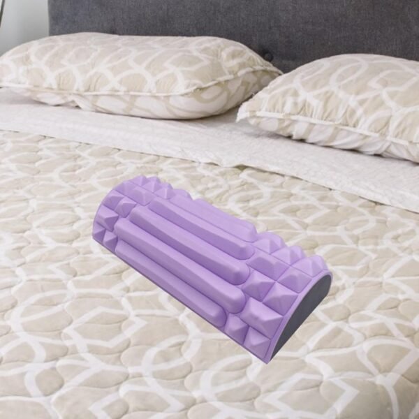 Ysyqkn Almofada de Massagem Shiatsu para Costas E Pescoço, Suporte Cervical, Almofada Compacta para Viagem, Almofada de Massagem para Ombros E Carro, Roxo, Tamanho real - Imagem 4