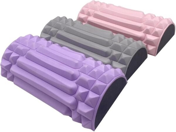 Ysyqkn Almofada de Massagem Shiatsu para Costas E Pescoço, Suporte Cervical, Almofada Compacta para Viagem, Almofada de Massagem para Ombros E Carro, Rosa, Tamanho real - Imagem 3