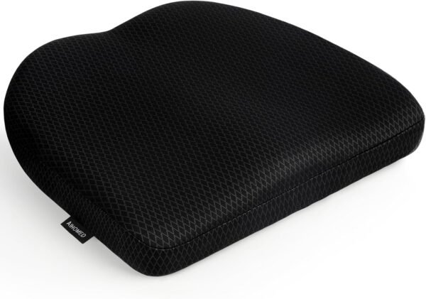 AIHOMED Almofada para cadeira de escritório – Almofada de assento respirável para alívio de pressão com horas sentado em jogos/carro/cadeira de rodas, fibra de ar extradensa para cóccix ortopédico