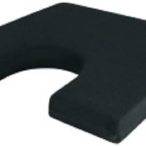 ALMOFADA PROTETOR COCCIX PERFIL BAIXO COR PRETA GENERE LATEX