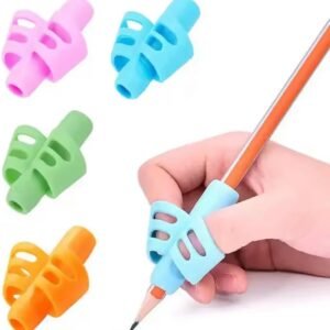 Adaptador De Lápis Apoio Dedos Escrita Ergonômico Kit 4un (Variada)