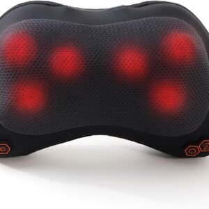 Almofada De Massagem Corporal Aquecimento Shiatsu Confort Relax - BIVOLT
