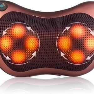 Almofada Encosto Massageador Movimentos Shiatsu Lombar e Pescoço Infravermelho 110/220 V