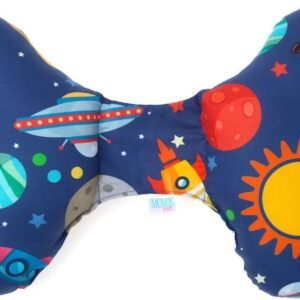 Almofada Ergonômica para cabeça de bebê espaço, Momis Petit, azul, Único