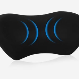 Almofada de apoio lombar para cadeira de escritório – Almofada lombar ergonômica, almofada de suporte lombar de espuma viscoelástica para suporte de costas de carro para cadeira de escritório