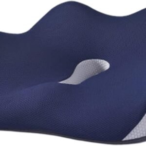Almofada ortopédica para assento almofada de donut de espuma viscoelástica com capa elástica respirável alívio da dor almofada ergonômica para cadeira para casa, escritório, almofadas de cadeira