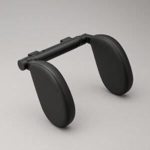 Almofada para Encosto de Cabeça para Carro Ergonômica 180° para Cabeça e Pescoço - Conforto para Viagens de Carro (Preto)