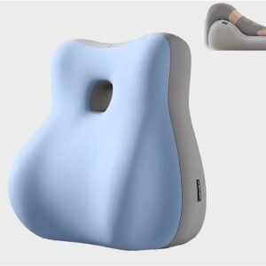 Almofada para casais, almofada de cunha para o amor, design discreto para casais para intimidade, almofada de espuma viscoelástica, suporte ergonômico para sentar em casa deitado (azul)