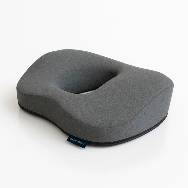 Almofada para o Cóccix Coluna Relax® - Promove o Alívio Imediato da Pressão do Cóccix. Corrige a Postura sem Esforço. Conforto por Horas.