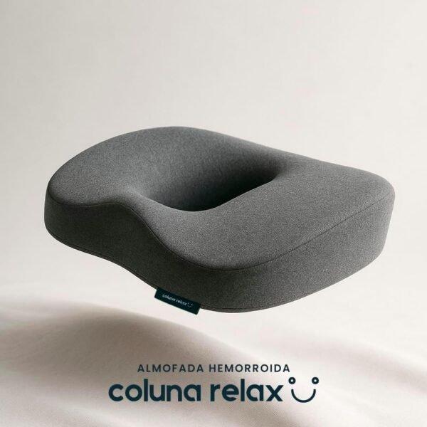Almofada para o Cóccix Coluna Relax® - Promove o Alívio Imediato da Pressão do Cóccix. Corrige a Postura sem Esforço. Conforto por Horas. - Imagem 2
