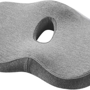 Almofadas de assento para cadeiras de escritório, almofada de espuma de memória, almofada ergonômica macia e espessa para alívio de pressão para ficar sentado por muito , casa, dirigir carro