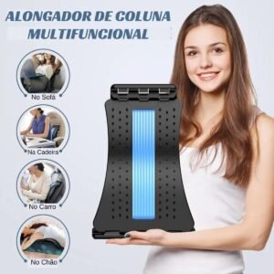 Alongamento Massageador Alongador Costas Coluna Lombar Cervical - R78